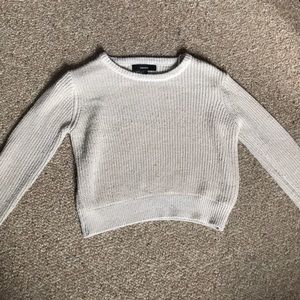 Baige and gold acrylic sweater